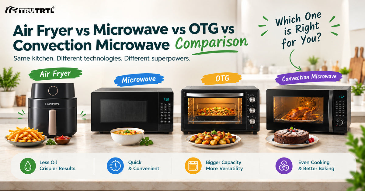 Air Fryer vs Microwave vs OTG vs Convection Microwave Comparison