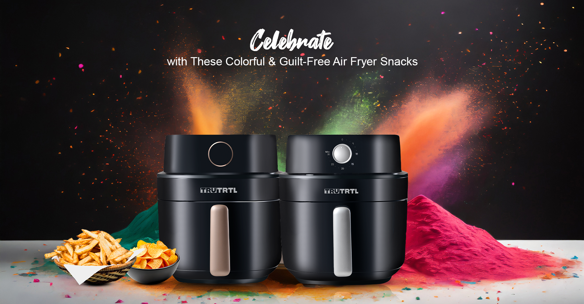 Holi 2025: Celebrate with These Colorful & Guilt-Free Air Fryer Snacks