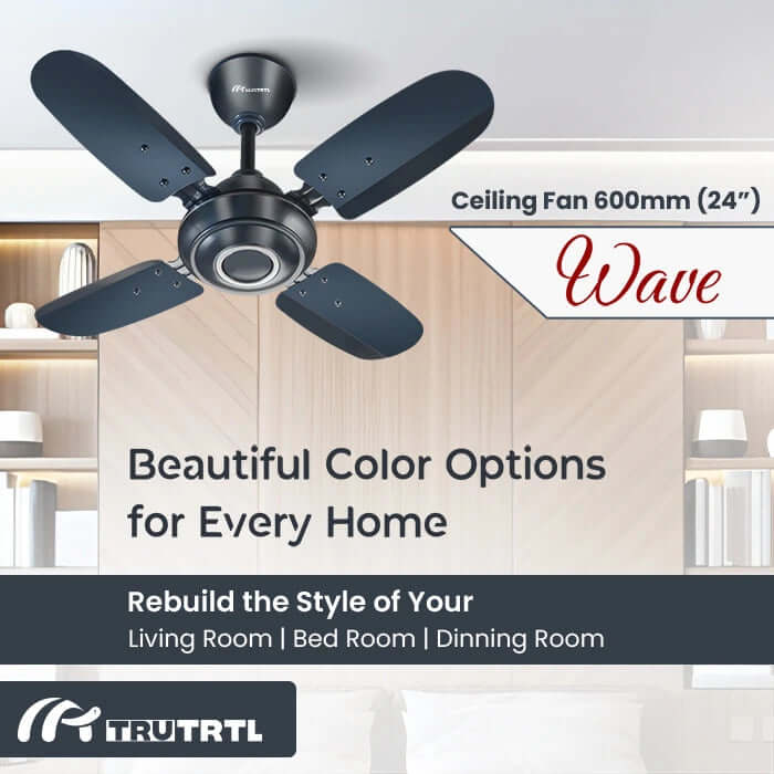 truTRTL Wave Ceiling Fan | 600 mm (24 inch)