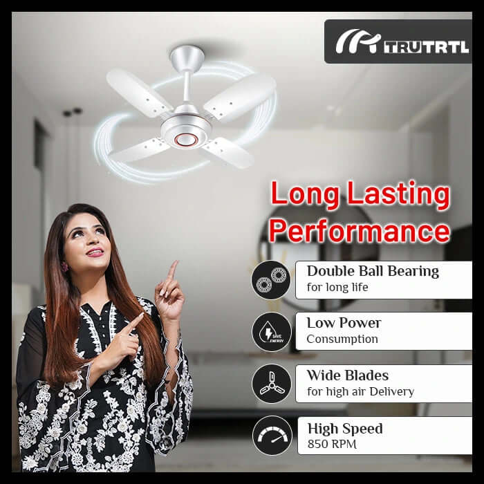 truTRTL Wave Ceiling Fan | 600 mm (24 inch)