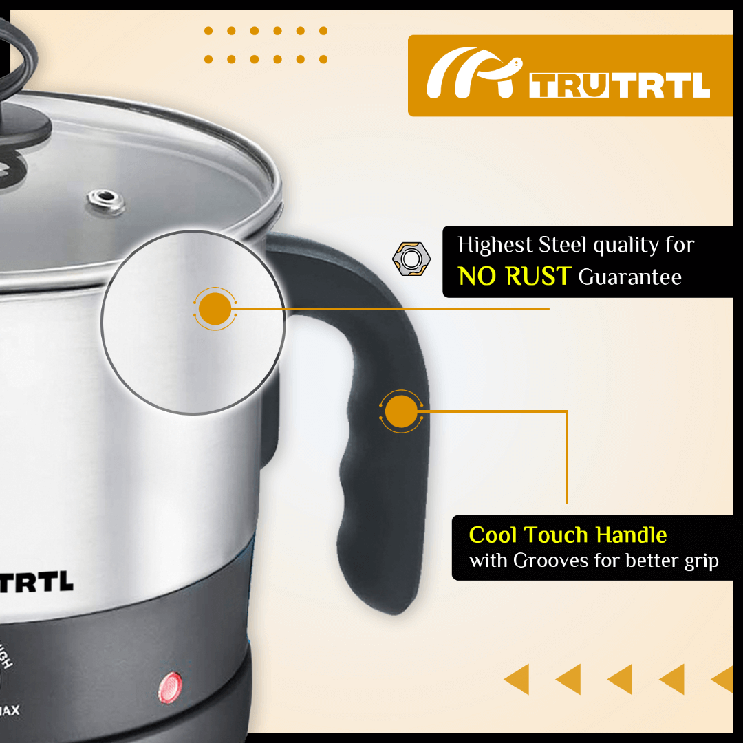 truTRTL Multipurpose 1.3 Litre Kettle
