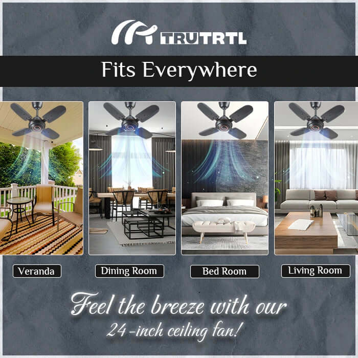 truTRTL Wave Ceiling Fan | 600 mm (24 inch)