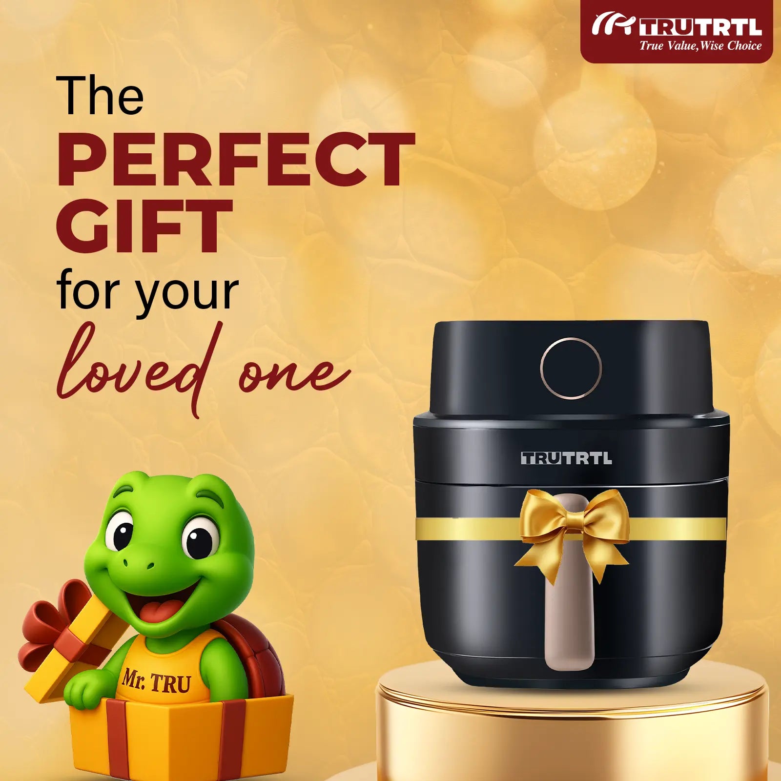 truTRTL Smart Digital Air Fryer