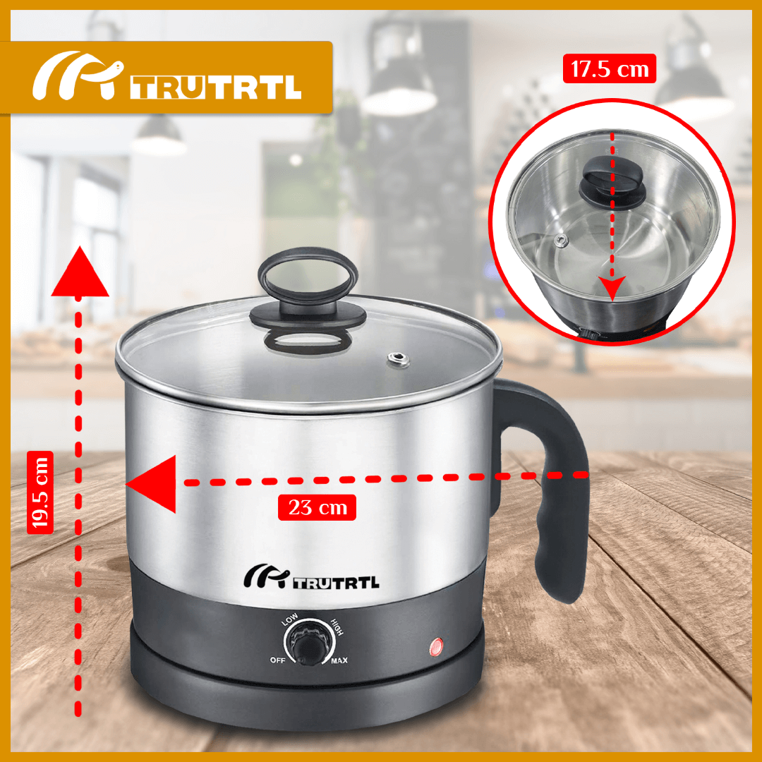 truTRTL Multipurpose 1.3 Litre Kettle