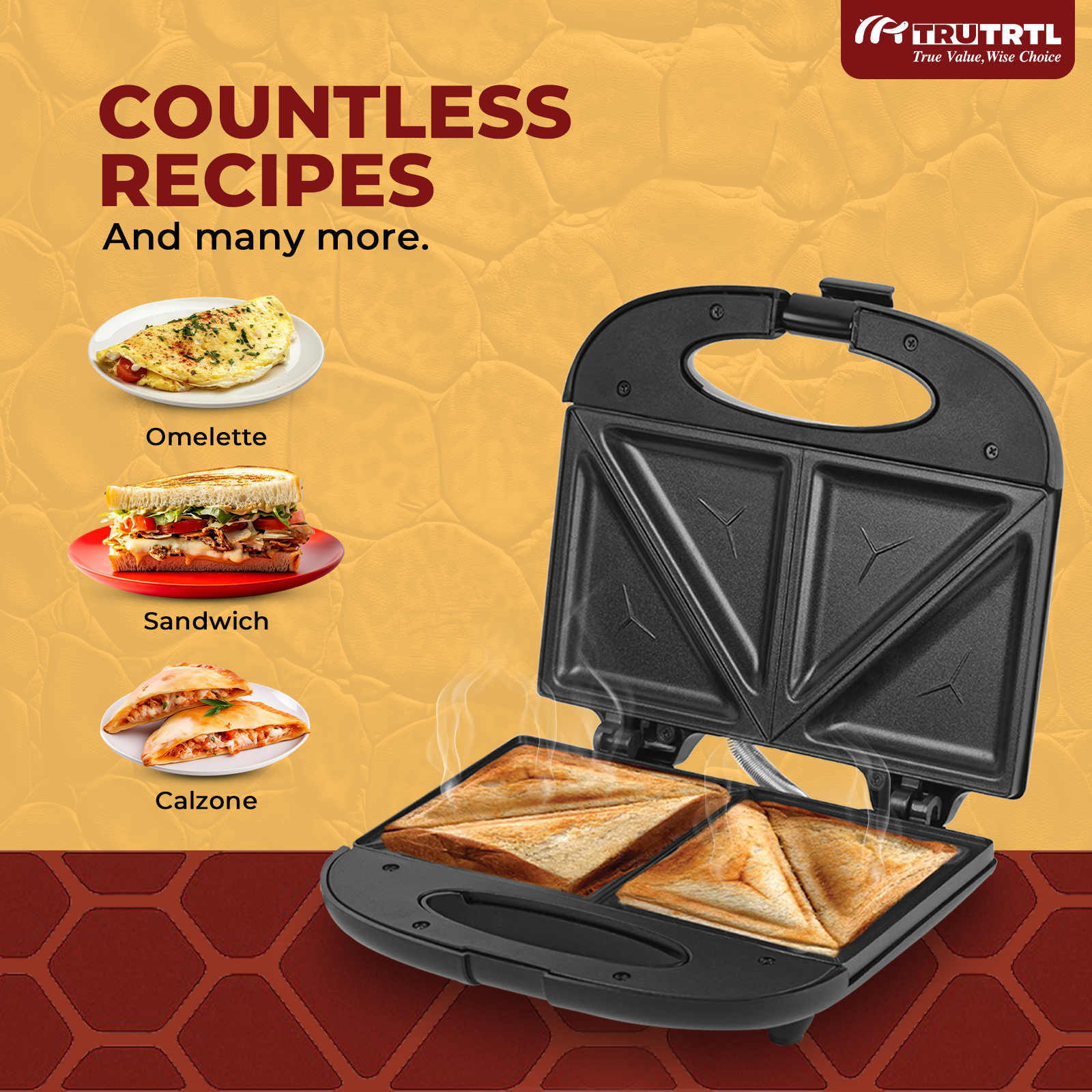 truTRTL Smart Toast Sandwich Maker