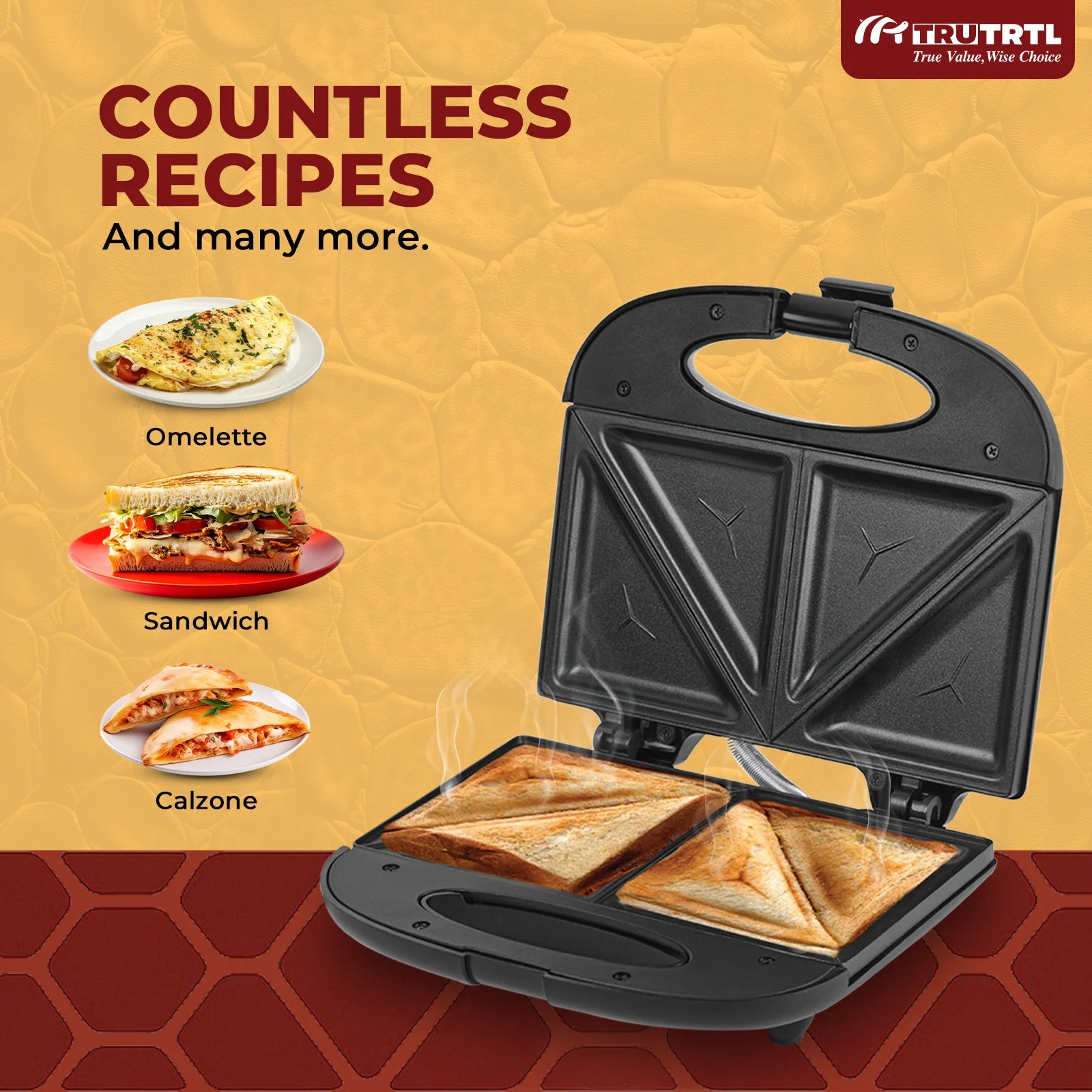 truTRTL Smart Toast Sandwich Maker