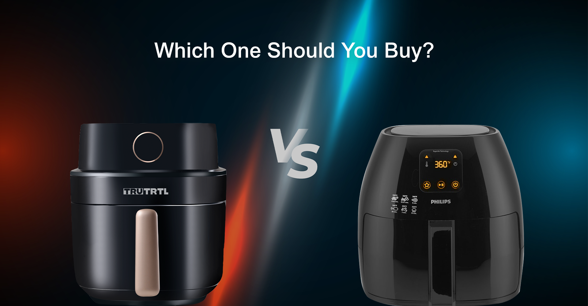 truTRTL Air Fryer vs. Philips Air Fryer: A User Experience Comparison