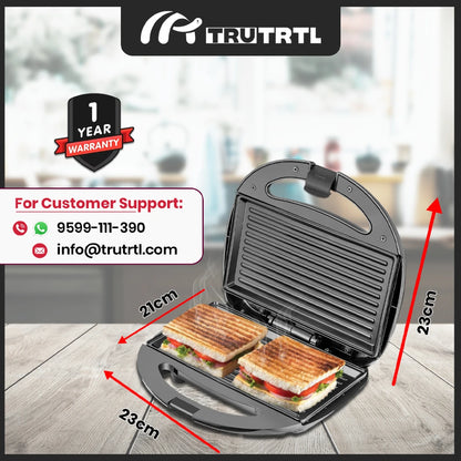 truTRTL Delight Grill Sandwich Maker