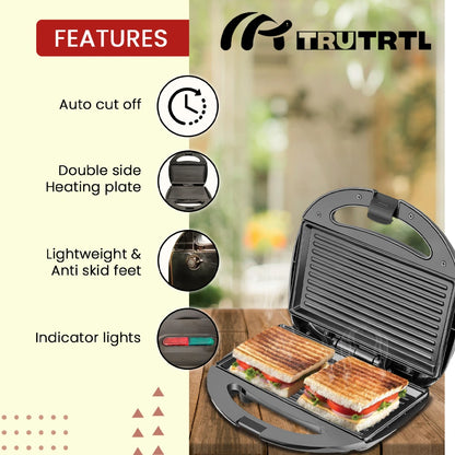 truTRTL Delight Grill Sandwich Maker