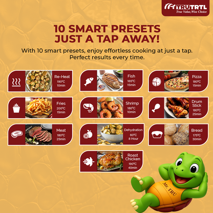 truTRTL Digital 1600W Air Fryer Oven