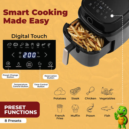 truTRTL Smart Digital Air Fryer