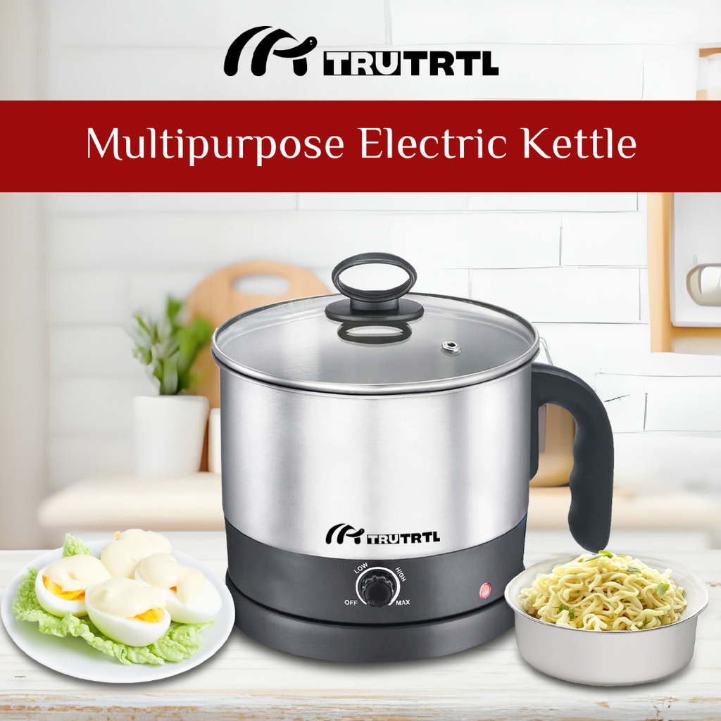 truTRTL Multipurpose 1.3 Litre Kettle