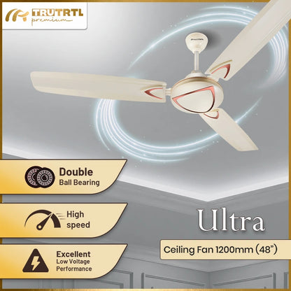 truTRTL Premium Ultra Ceiling Fan | 1200 mm (48 inch)