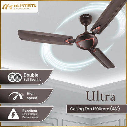 truTRTL Premium Ultra Ceiling Fan | 1200 mm (48 inch)