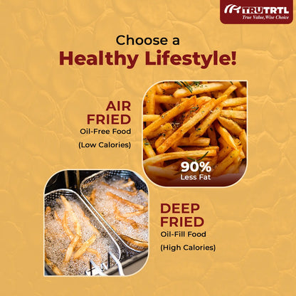 truTRTL Smart Digital Air Fryer