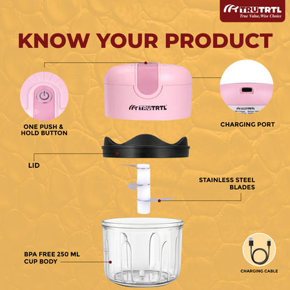 Trutrtl Smart Chopper Pink