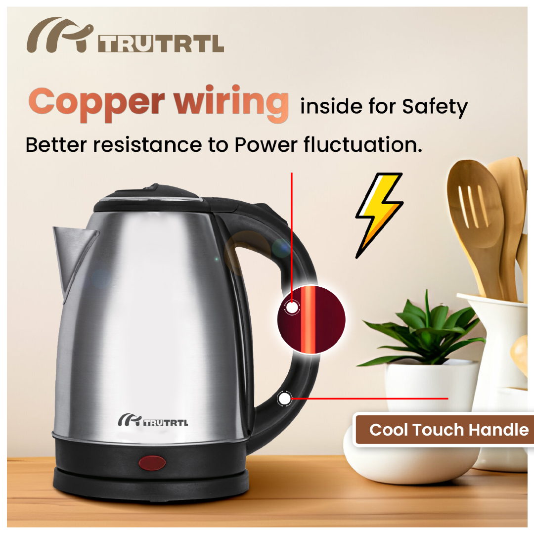 truTRTL Sizzle Electric Kettle 1.5 Litre