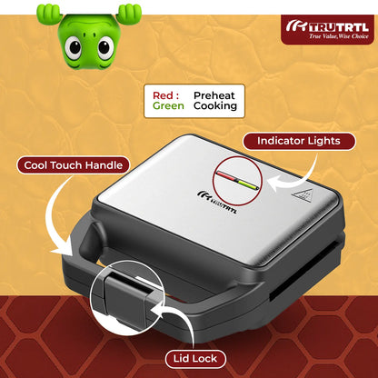 truTRTL Premium 3-in-1 Sandwich Maker