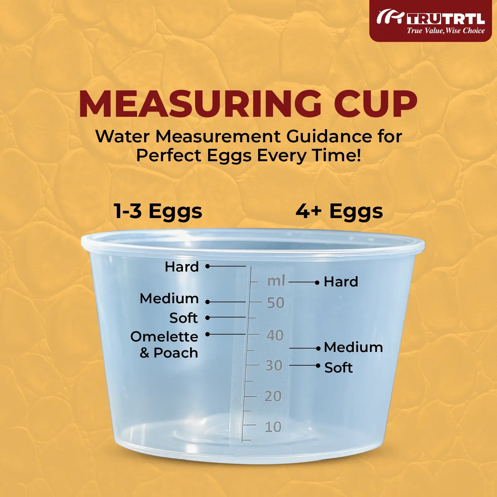 truTRTL Smart Egg Boiler | Boil upto 7 Eggs | Black