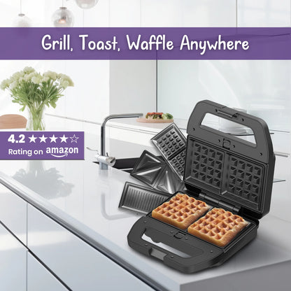 truTRTL Premium 3-in-1 Sandwich Maker