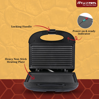 truTRTL Delight Grill Sandwich Maker