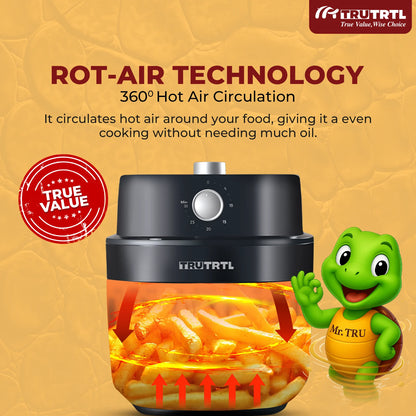 truTRTL Smart Digital Air Fryer