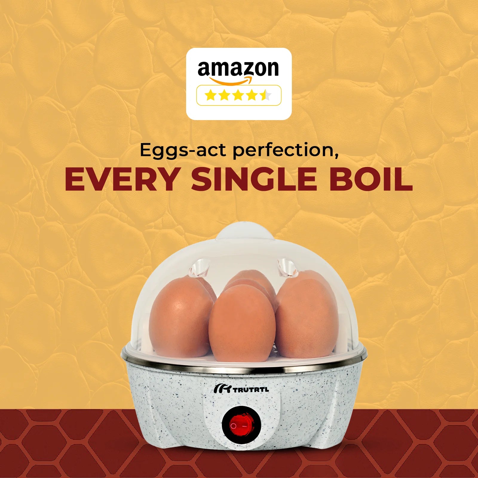 truTRTL Smart Marble Egg Boiler