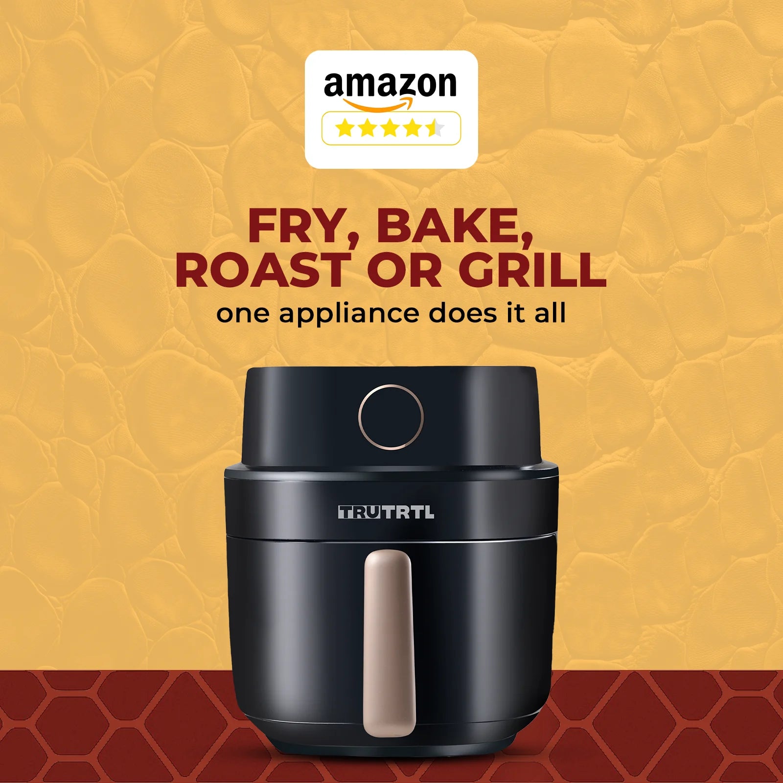 truTRTL Smart Digital Air Fryer