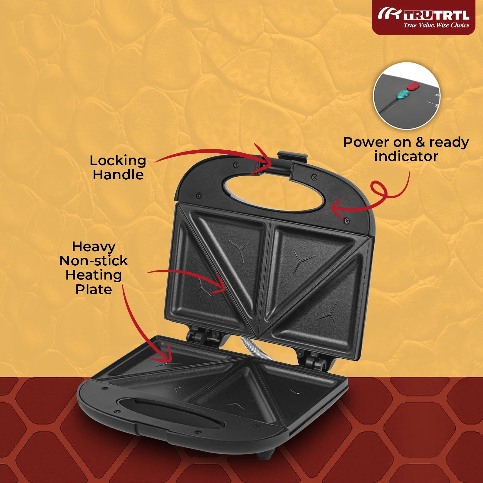 truTRTL Smart Toast Sandwich Maker