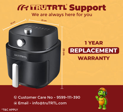 truTRTL Smart Manual Air fryer