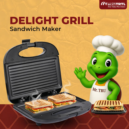 truTRTL Delight Grill Sandwich Maker