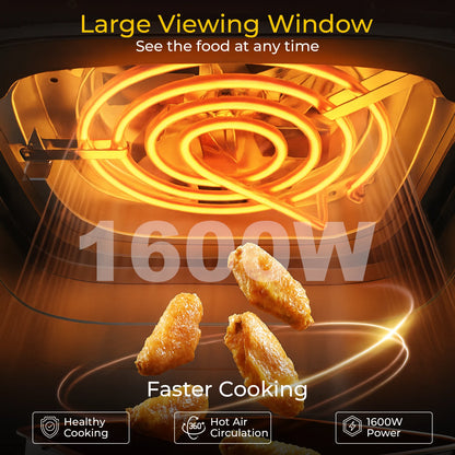 truTRTL Digital 1600W Air Fryer Oven