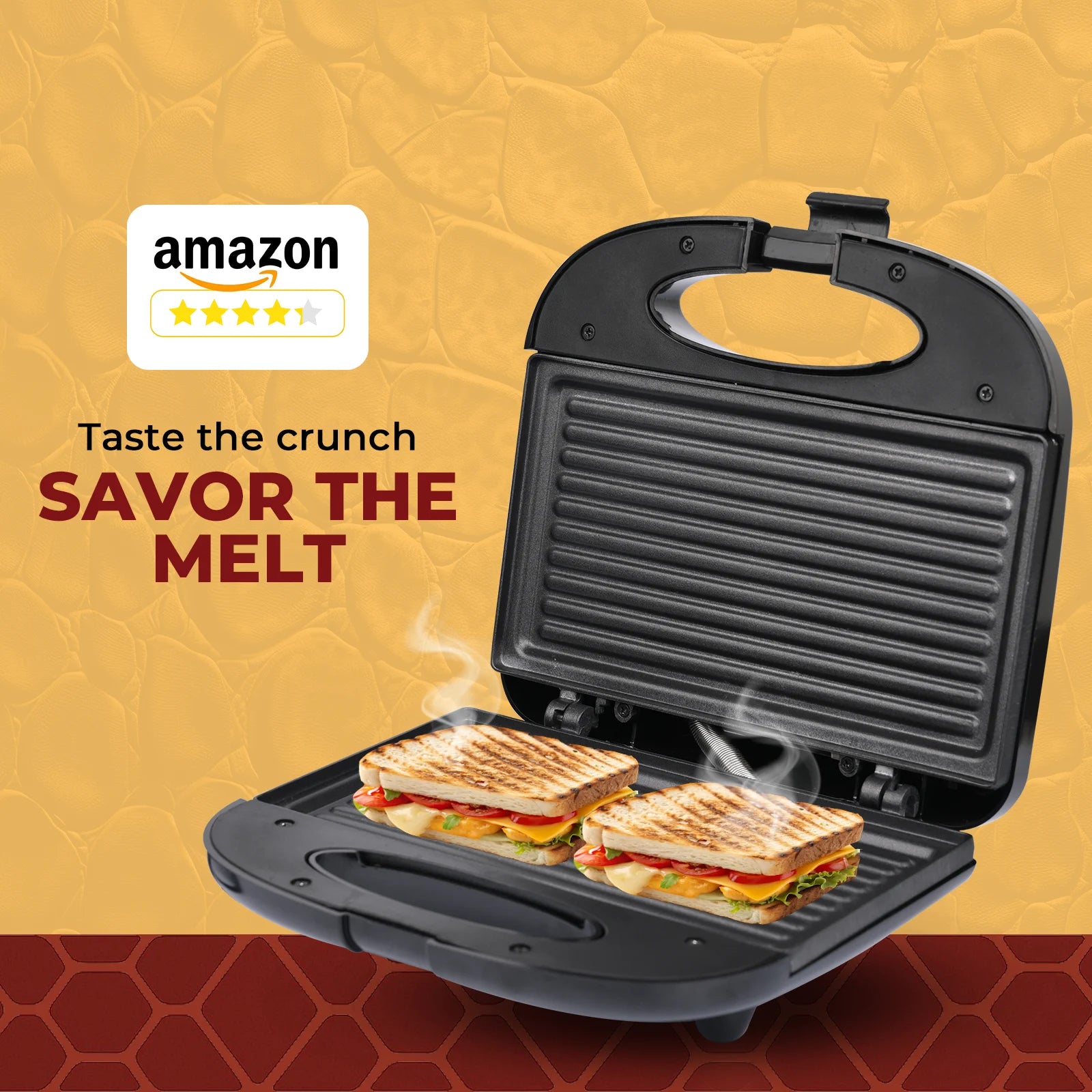 truTRTL Delight Grill Sandwich Maker
